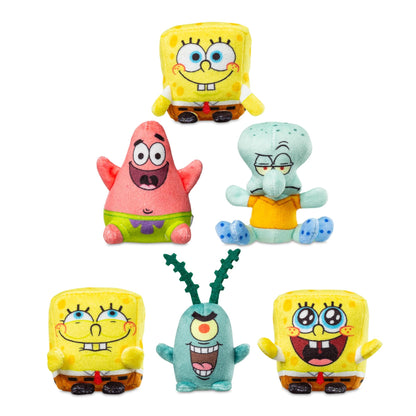 Micro Teenies 3-inch Plush Spongebob Squarepants -Silly Spongebob 885561003857