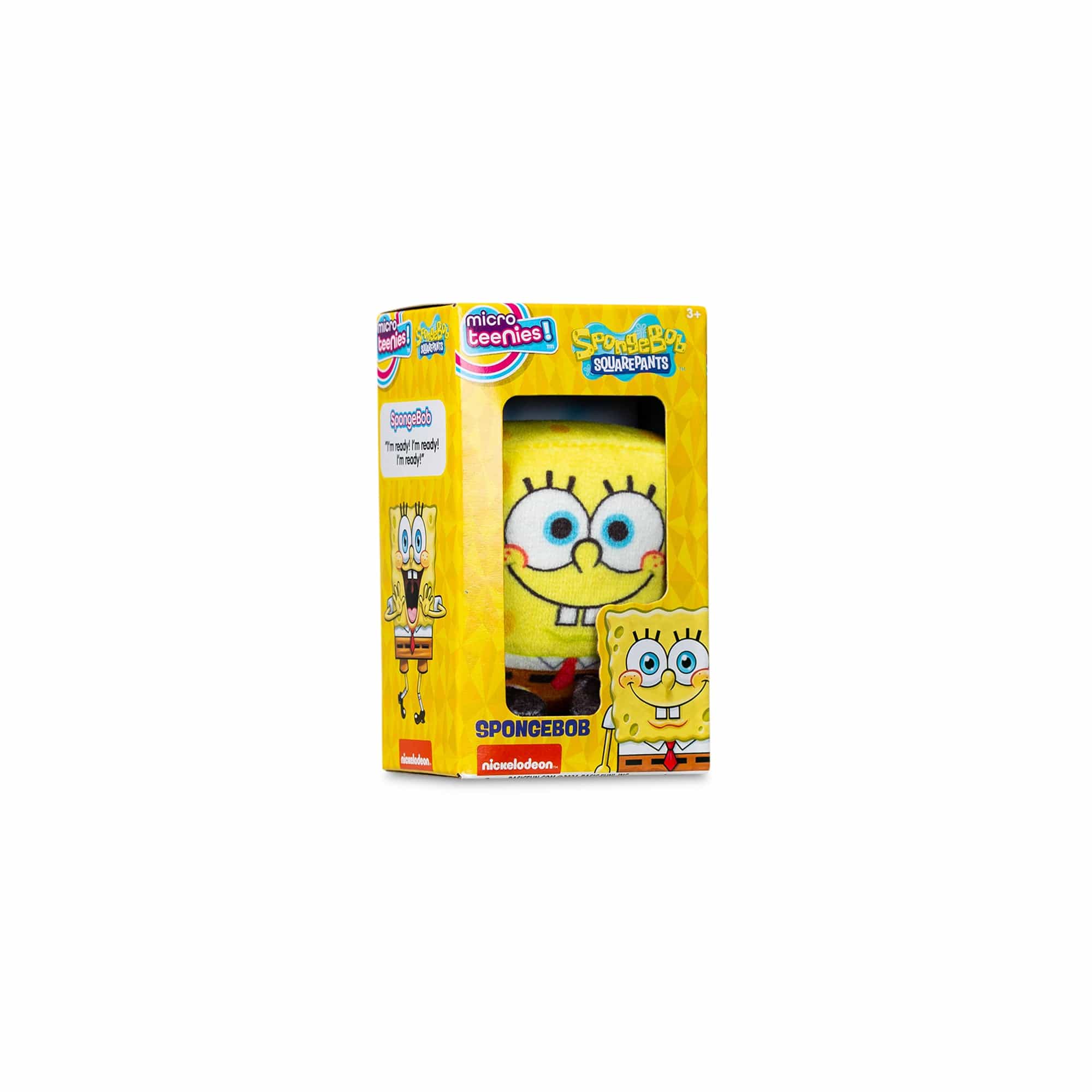 Micro Teenies 3-inch Plush Spongebob Squarepants - Spongebob 885561003819