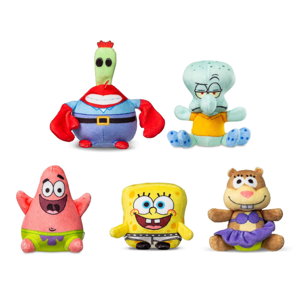Micro Teenies Spongebob Squarepants - Collector 5 Pack 885561004090