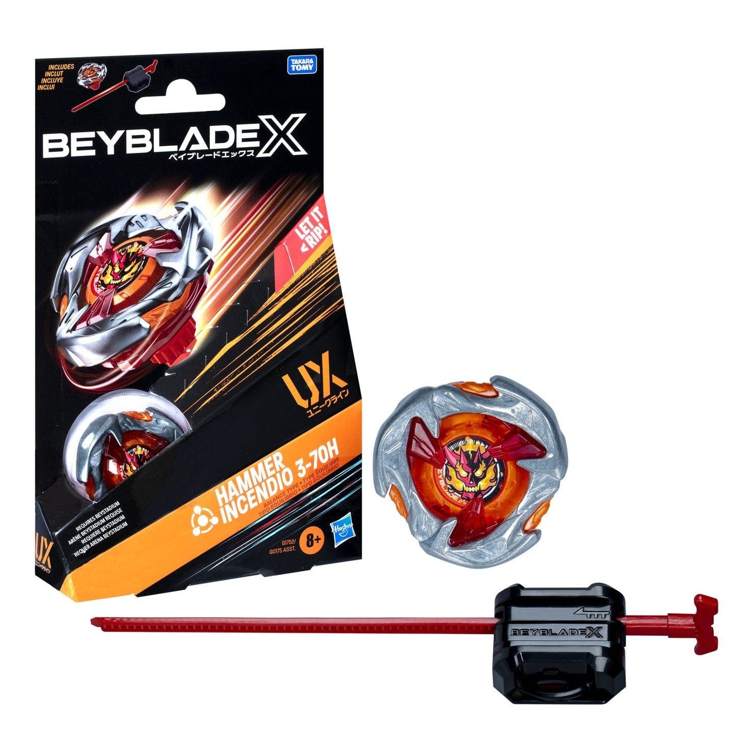 Beyblade Hammer Incendio 3-70H UX Starter Pack Set 5010996298188