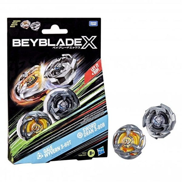 Beyblade X Gale Wyvern & Sword Dran Dual Pack Se | Lennie's Toys