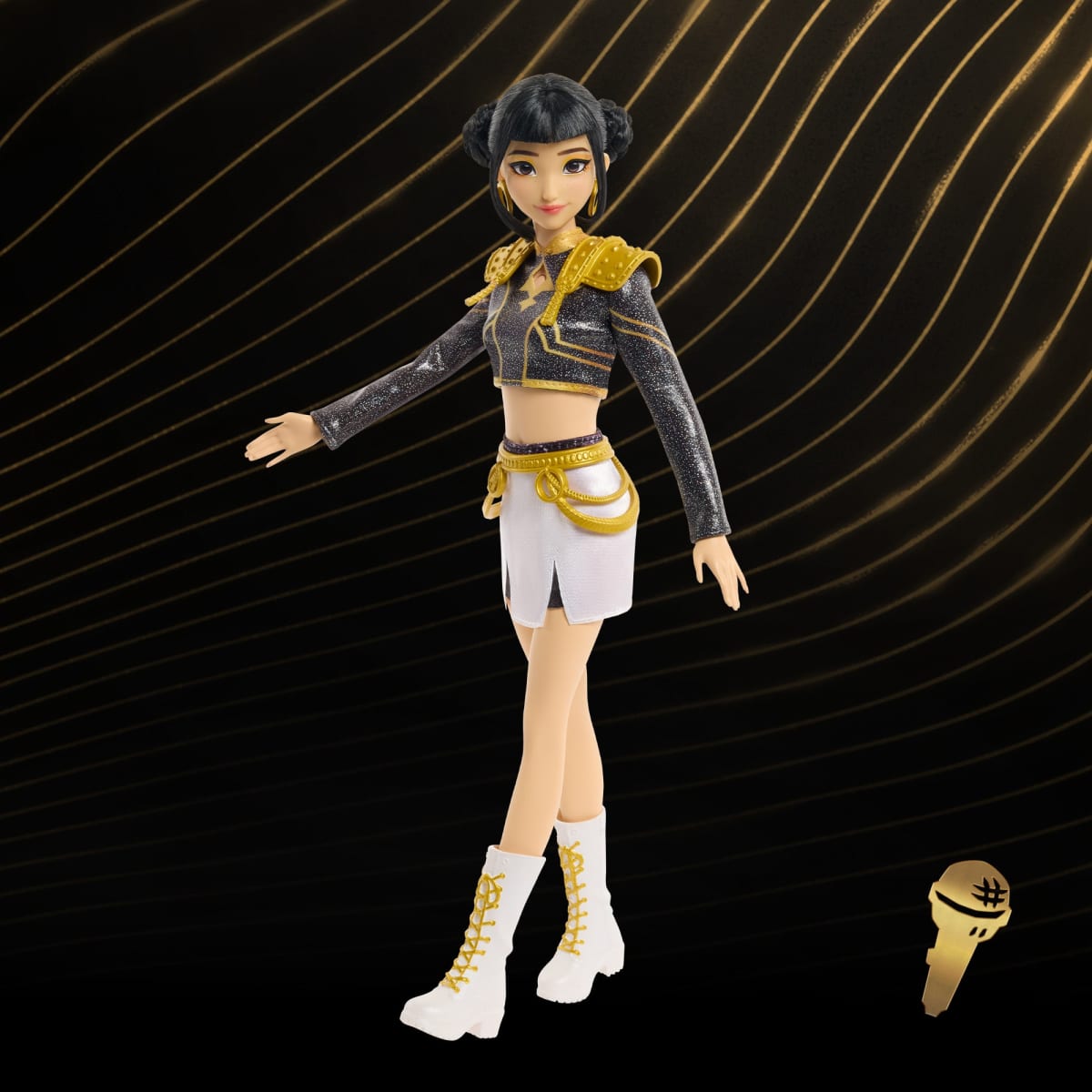 KPop Demon Hunters HUNTR/X Zoey Golden Singing Fashion Doll