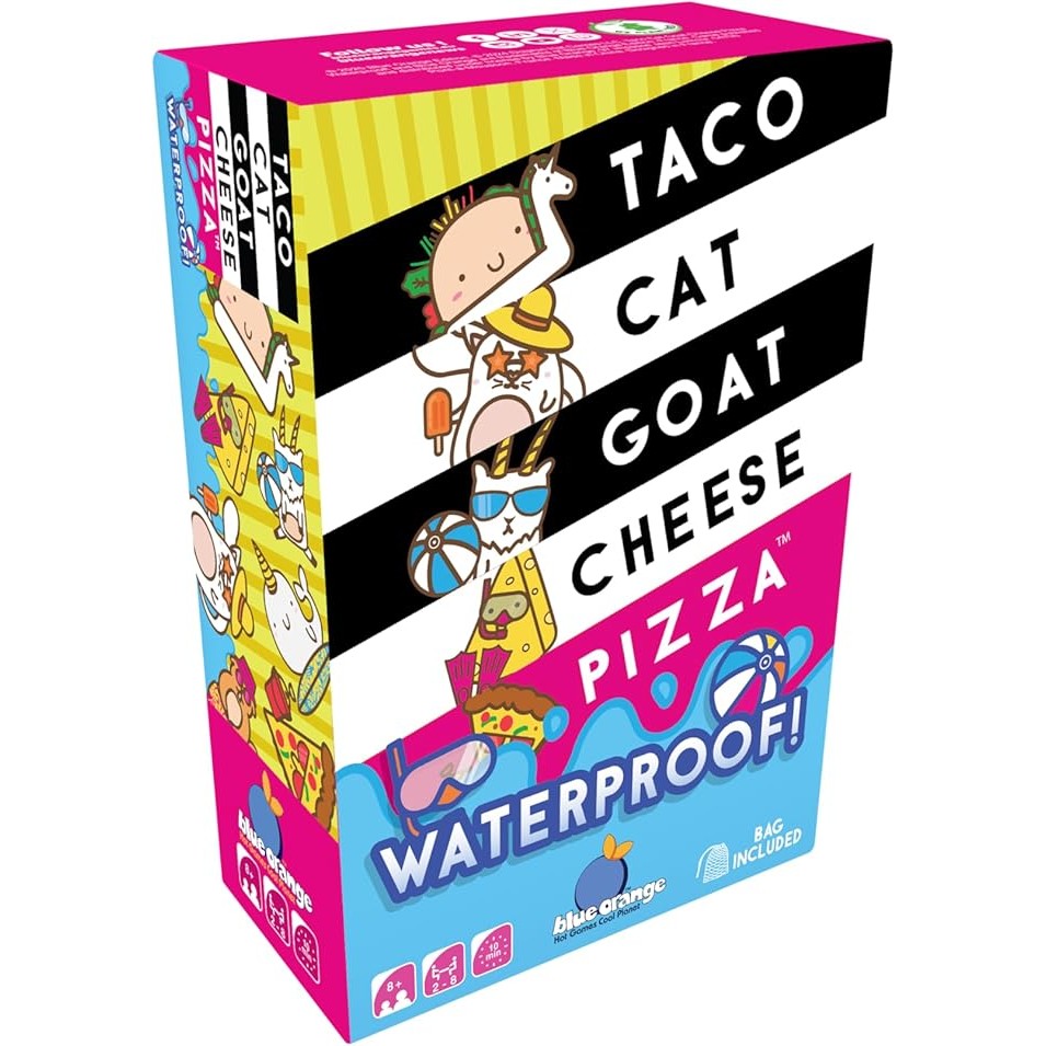 Taco Cat Goat Cheese Pizza Waterproof 3664824002793