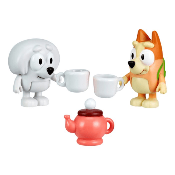 Bluey: Figure 2-Pack School Time Tea Party 630996173435