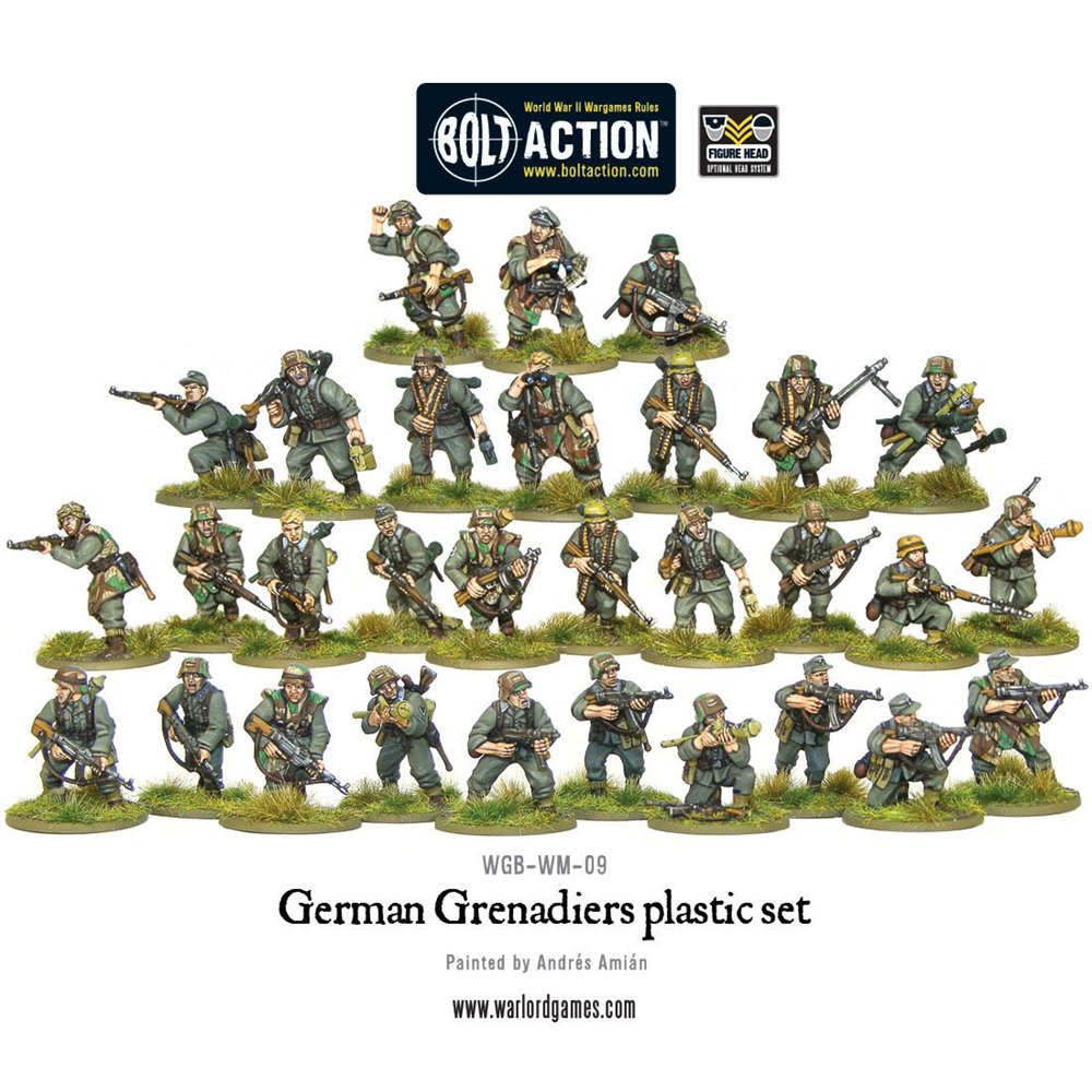 Warlord Games Bolt Action German Grenadiers Plastic Box Set
