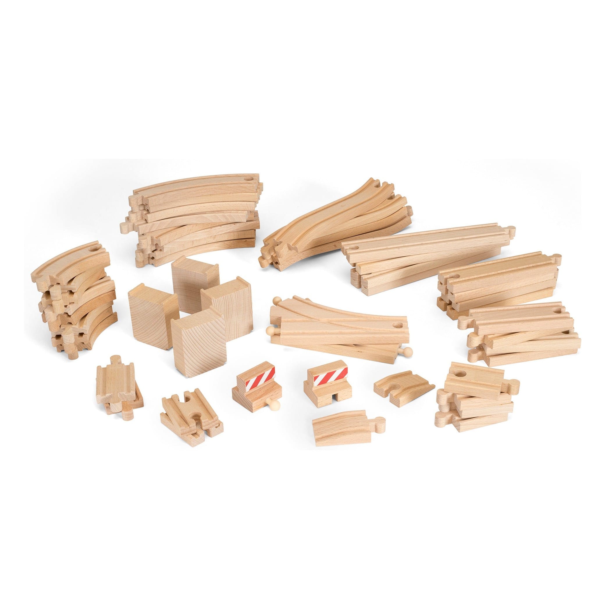 Brio 50pc Wooden Track Set 7312350337723