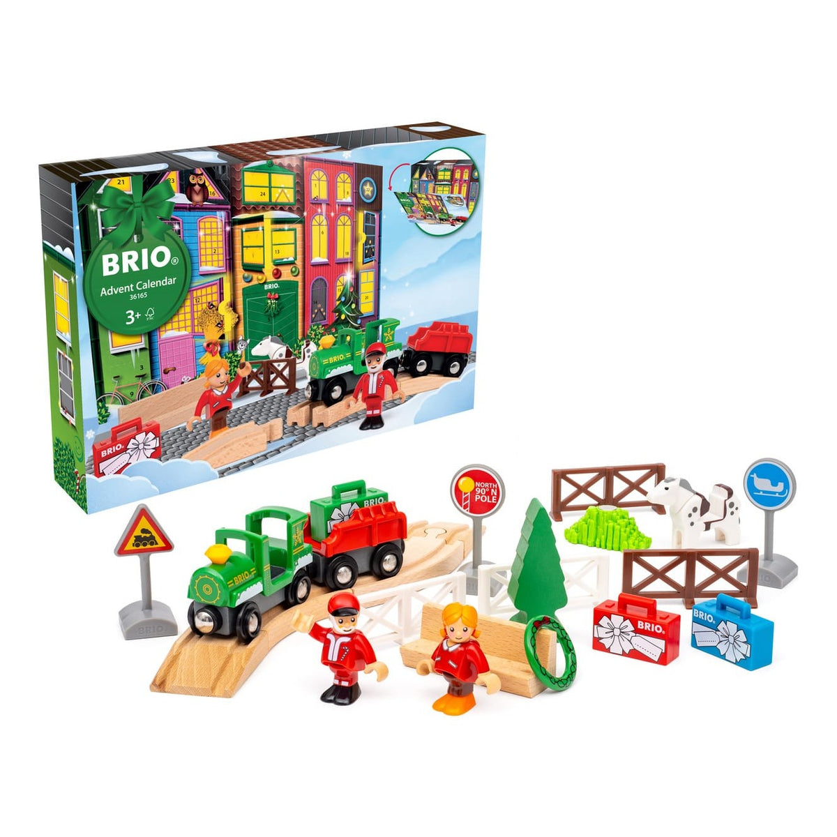BRIO World 2026 Advent Calendar Wooden Train Set 7312350361650