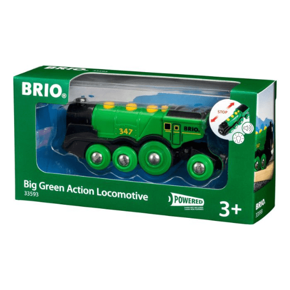 Brio World: Big Green Action Locomotive 7312350335934