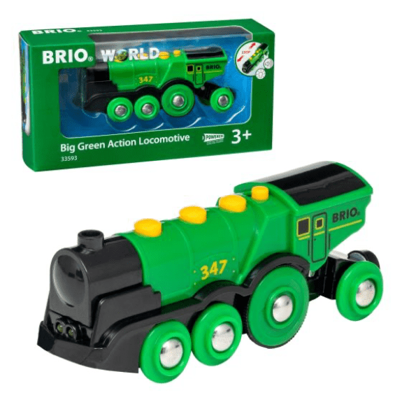 Brio World: Big Green Action Locomotive 7312350335934