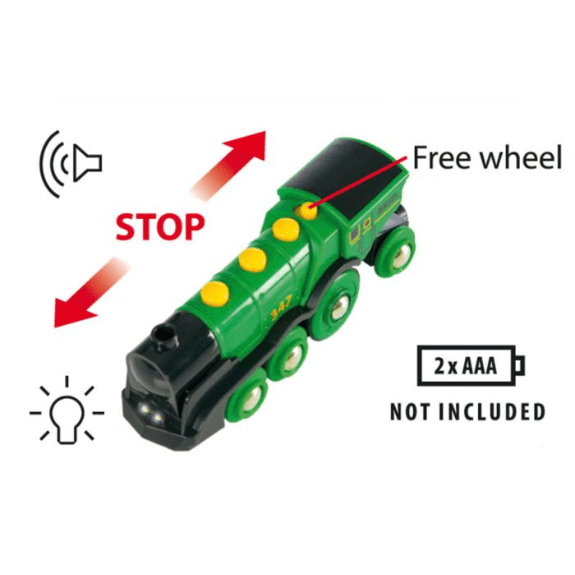 Brio World: Big Green Action Locomotive 7312350335934