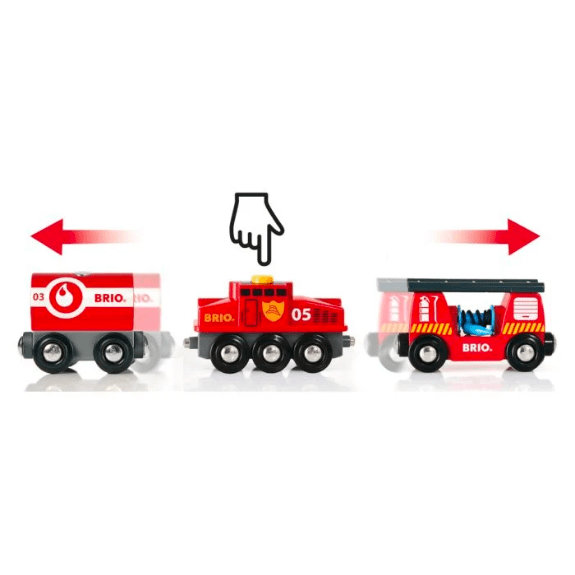 Brio World: Rescue Fire Fighting Train 7312350338447
