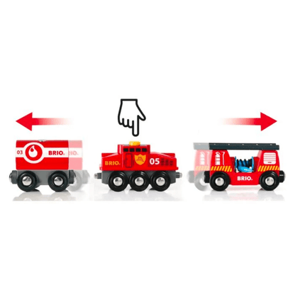 Brio World: Rescue Fire Fighting Train 7312350338447