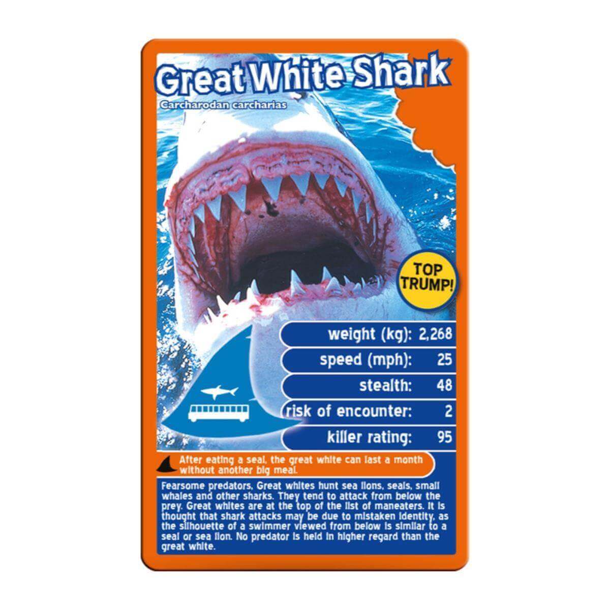 Top Trumps Deadliest Predators Card Game