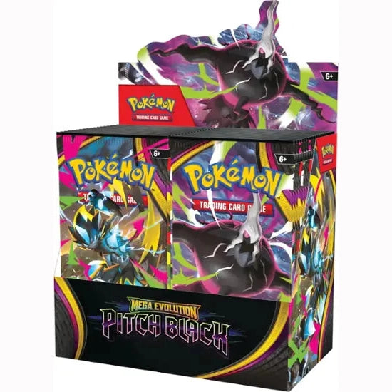 Pokémon TCG: Mega Evolution—Pitch Black Booster Box – 36 Packs (Chance of Chase)