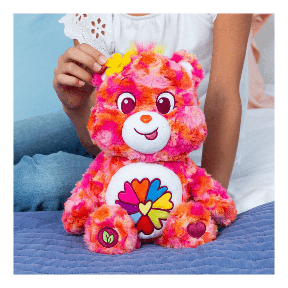 Care Bear 14 Inch Bean Plush Flower Power Bear 885561226836