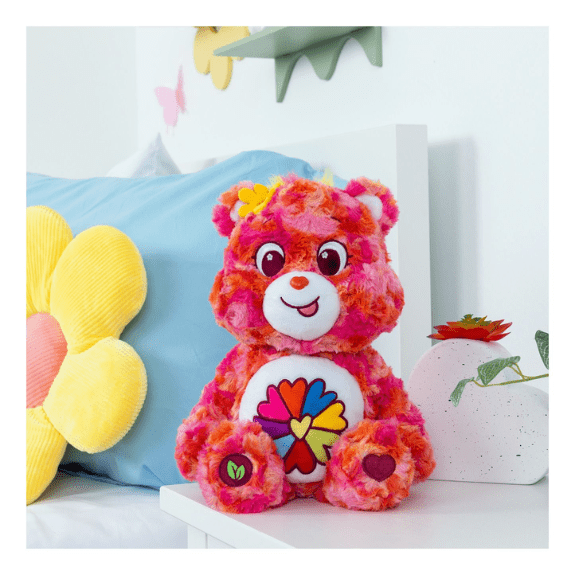 Care Bear 14 Inch Bean Plush Flower Power Bear 885561226836