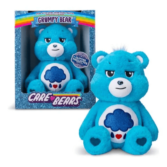 Care Bear 14 Inch Glitter Belly Grumpy Bear 885561221329
