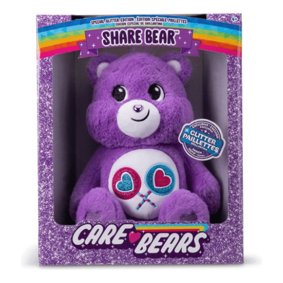 Care Bear 14 Inch Glitter Belly Share Bear 885561221343