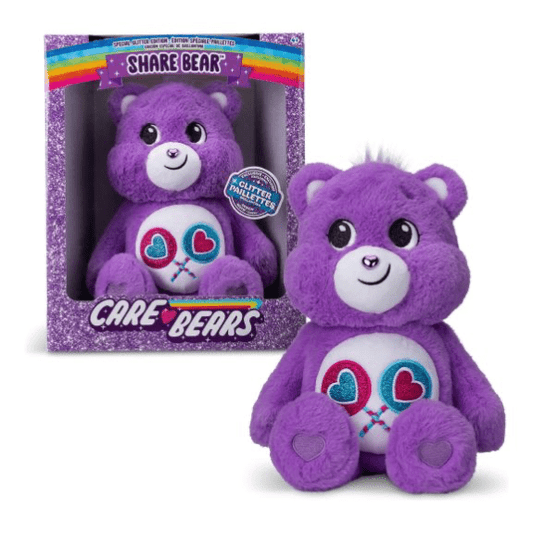 Care Bear 14 Inch Glitter Belly Share Bear 885561221343