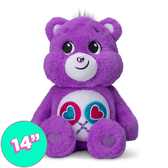 Care Bear 14 Inch Glitter Belly Share Bear 885561221343