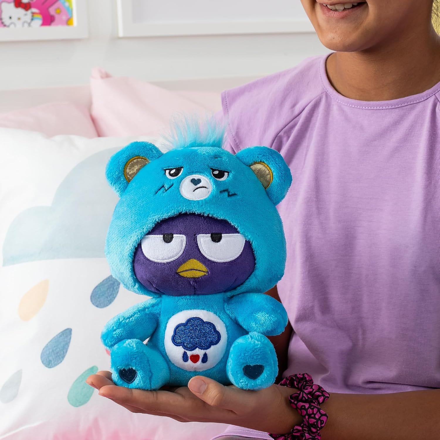 Care Bears 22cm Plush – Badtz-Maru as Grumpy Bear, Soft Toy 885561227178