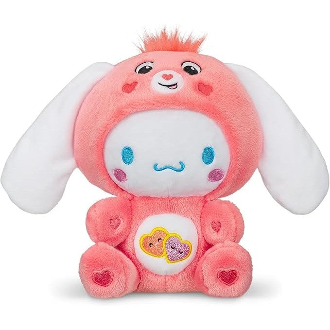 Care Bears 22cm Plush – Cinnamoroll as Love-a-lot Bear, Soft Toy 885561227024