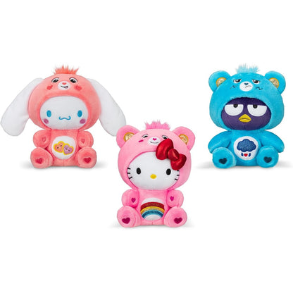 Care Bears 22cm Plush – Hello Kitty as Cheer Bear, Sanrio Soft Toy 885561227017