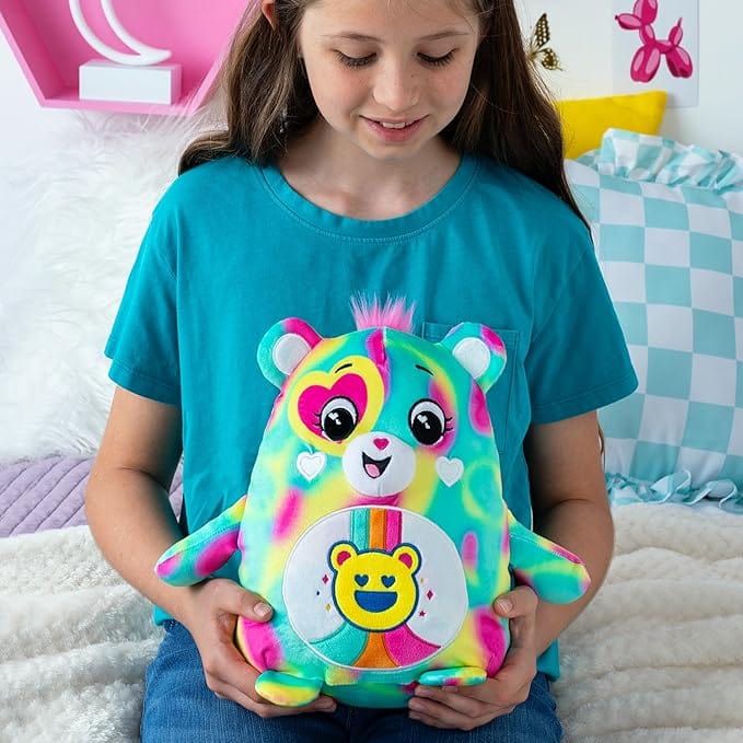 Care Bears 25cm Squishies Good Vibes Bear 885561227215