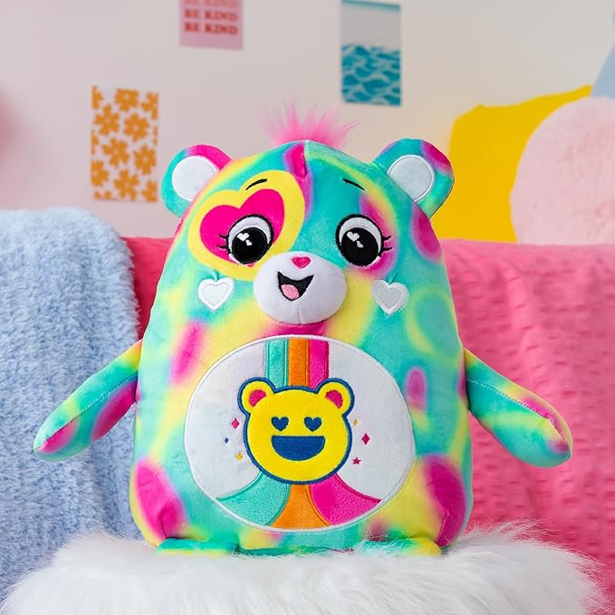Care Bears 25cm Squishies Good Vibes Bear 885561227215