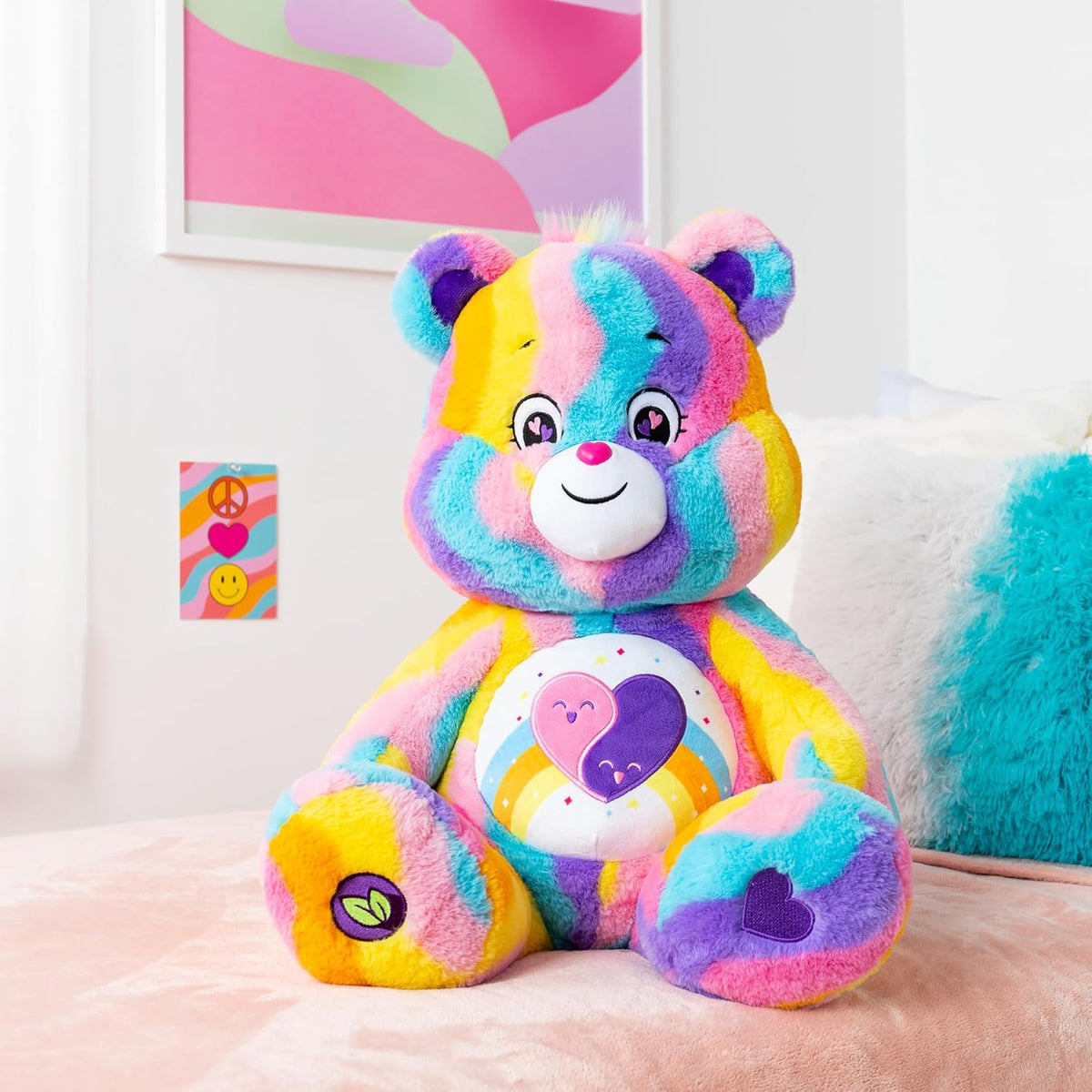 Care Bears 60cm Jumbo Plush -Friends Forever Bear 885561223712