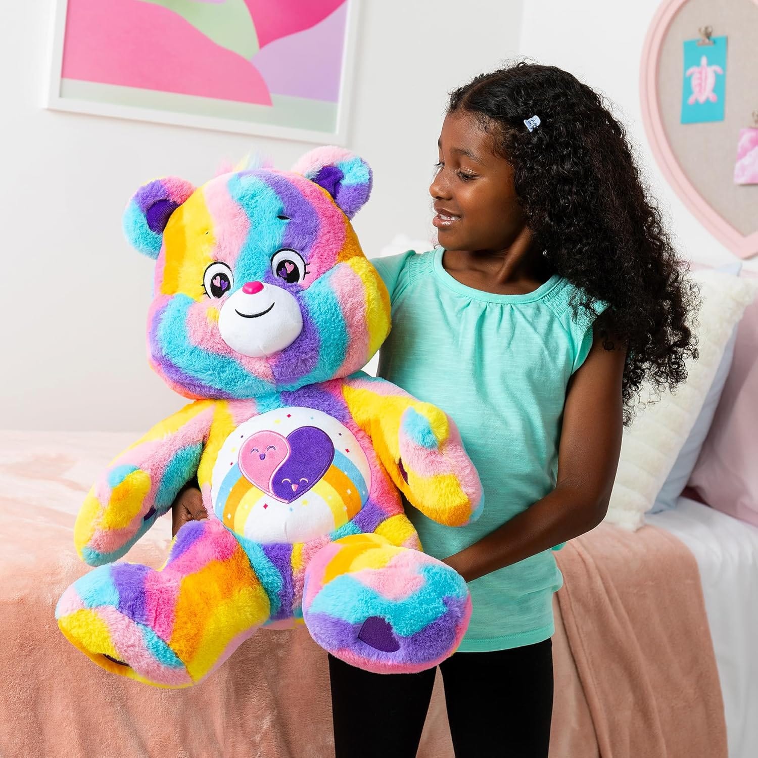 Care Bears 60cm Jumbo Plush -Friends Forever Bear 885561223712
