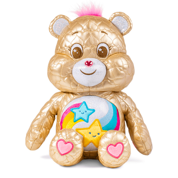 Care Bears Dare To Care Gold Quilted Bear Plush (Limited Edition) 885561223354