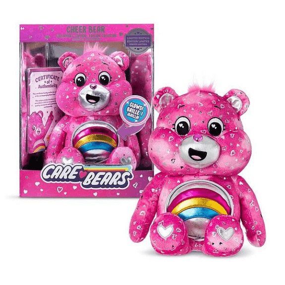 Care Bear 14 Inch Glowing Belly Plush Cheer Bear (Limited Edition) 885561227772