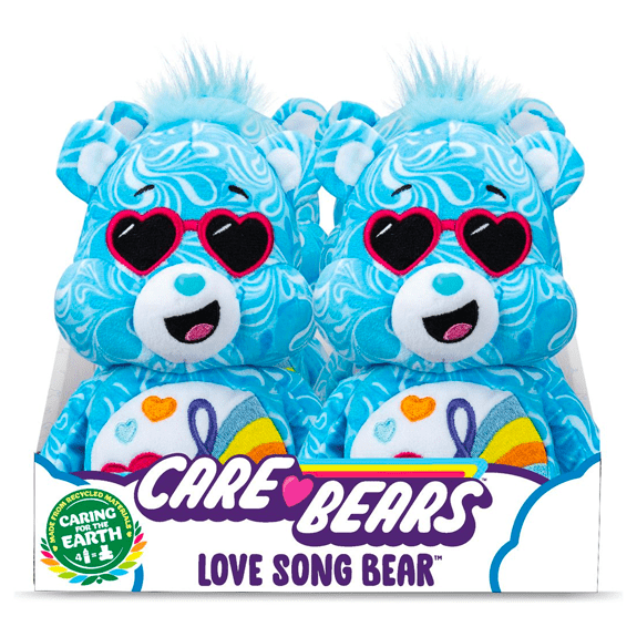 Care Bear 9 Inch Bean Plush Love Song Bear 885561226720