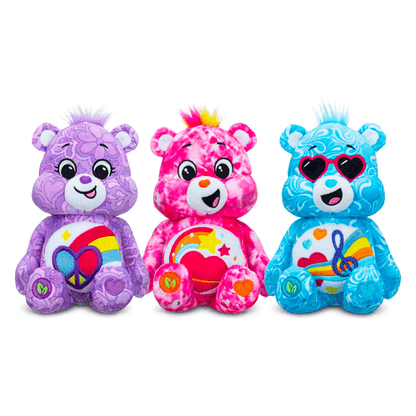 Care Bear 9 Inch Bean Plush Peaceful Heart Bear 885561226713