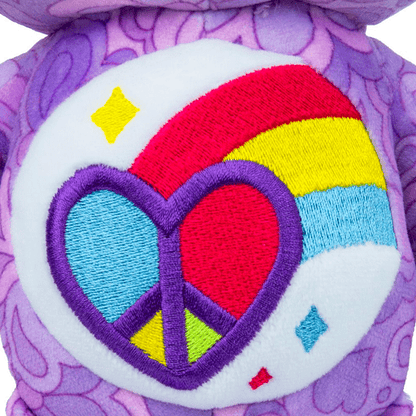 Care Bear 9 Inch Bean Plush Peaceful Heart Bear 885561226713
