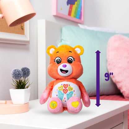Care Bear 9 Inch Funsize Sparkle Thankful Hear Bear 885561226256