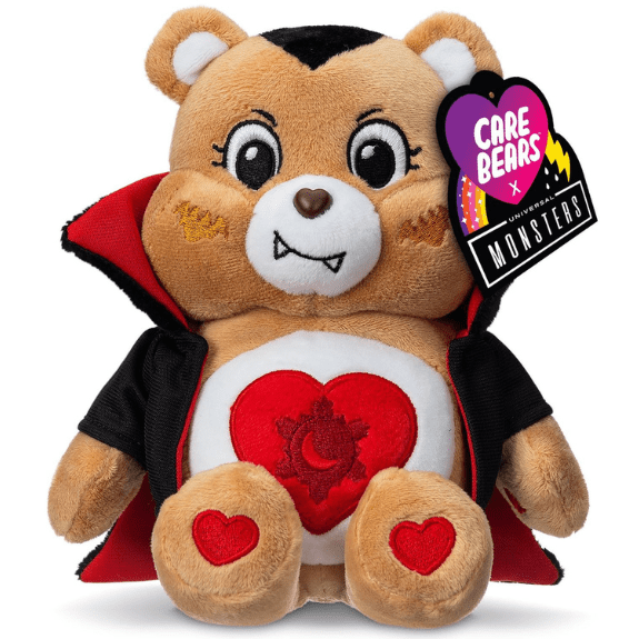 Care Bears 9 Inch Plush - Universal Monsters - Tenderheart As Dracula 885561228038