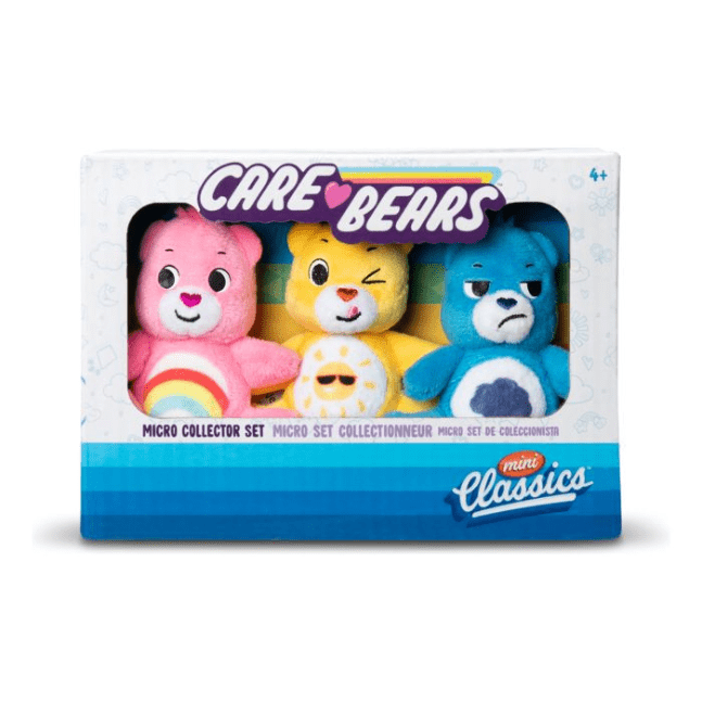 Care Bears Mini Classics Micro Plush 3 Pack 885561227611