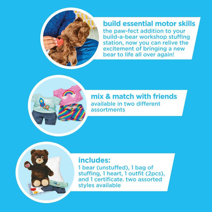 Build-a-Bear Workshop Furtastic Bear & Outfit Pk 5011551002110
