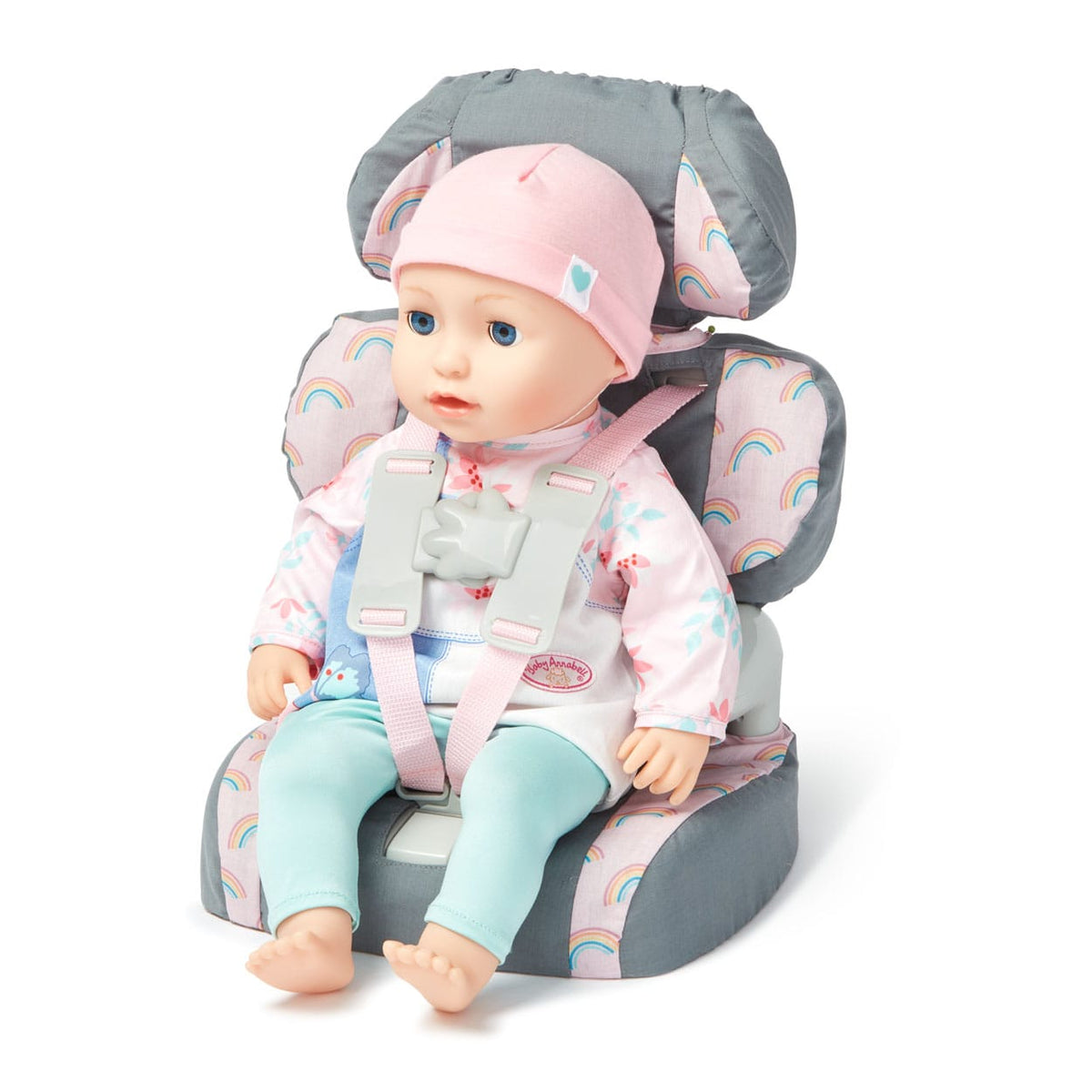 Casdon Baby Huggles Grey Car Booster Seat for Dolls 5011551001175