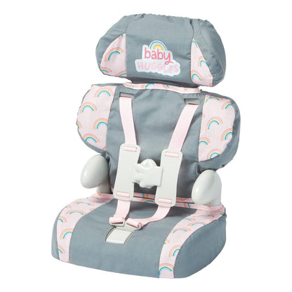 Casdon Baby Huggles Grey Car Booster Seat for Dolls 5011551001175