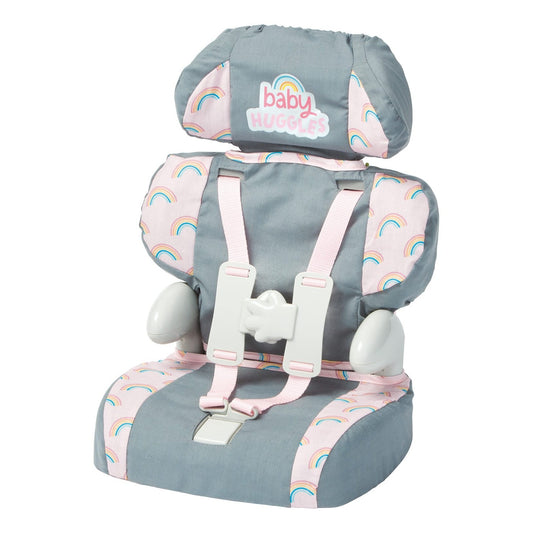 Casdon Baby Huggles Grey Car Booster Seat for Dolls 5011551001175