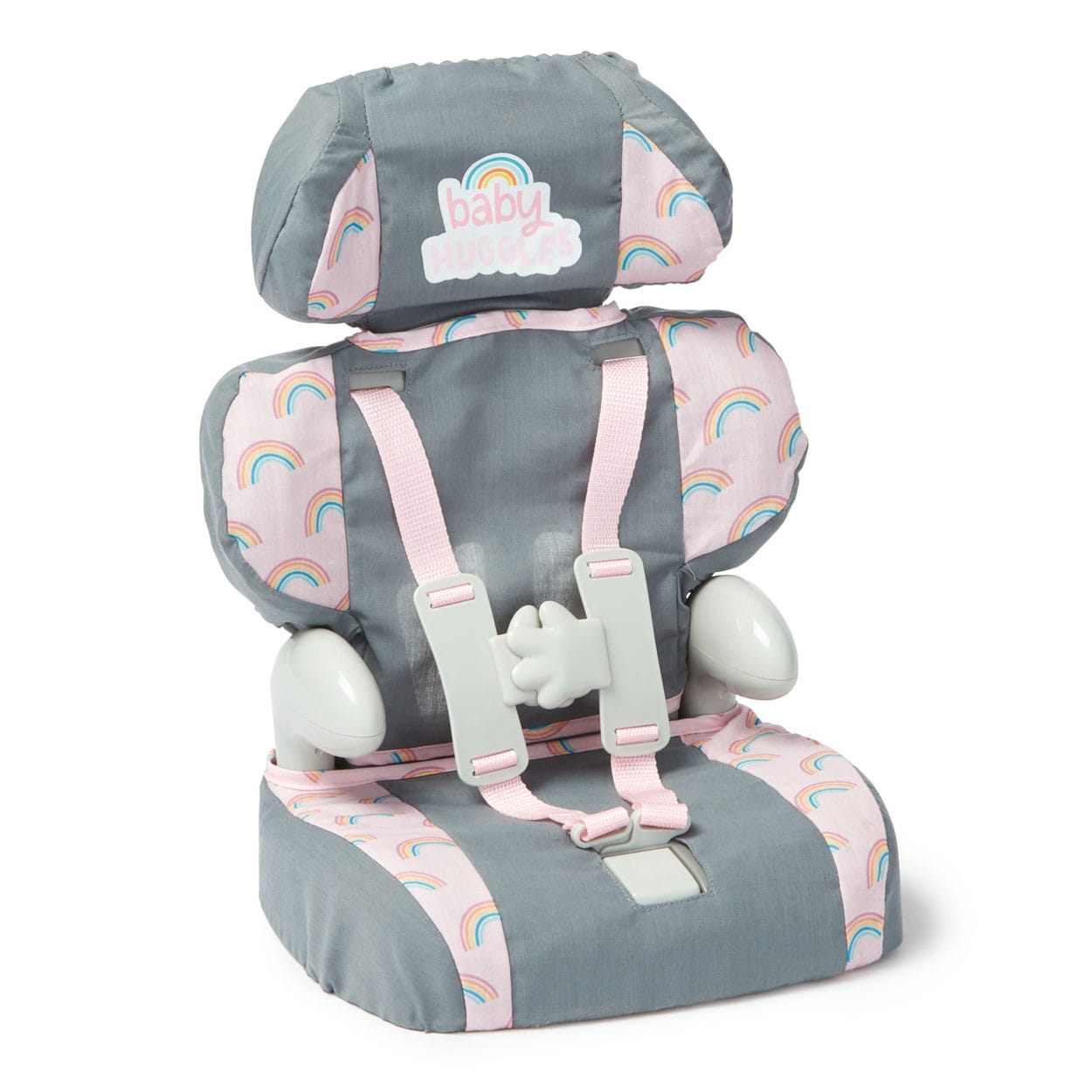 Casdon Baby Huggles Grey Car Booster Seat for Dolls 5011551001175