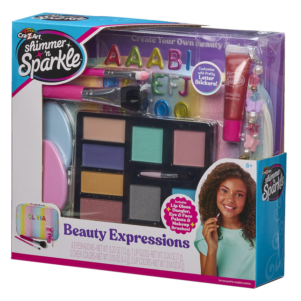 Shimmer n Sparkle Beauty Expressions Makeup Set 884920650244
