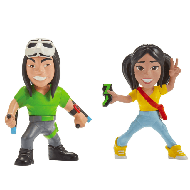 Spy Ninjas 2-Figure Pack: Regina Ginera & Melvin PZ9 043377411352