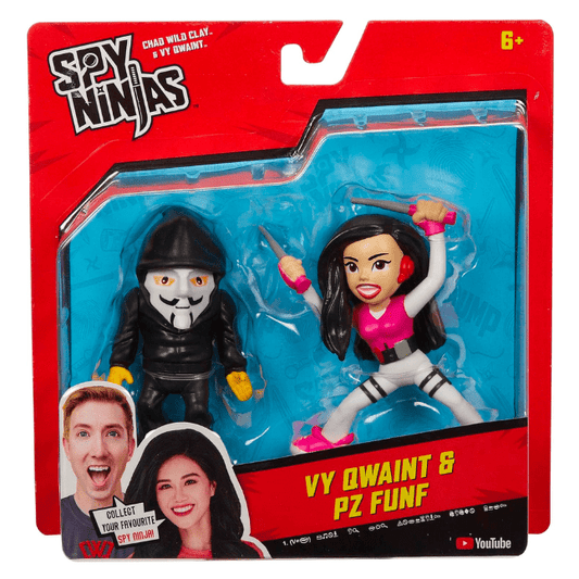 Spy Ninjas 2-Figure Pack: VY Qwaint & PZ Funf 043377411338