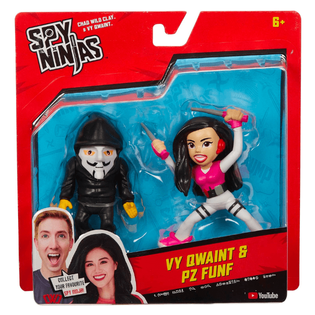 Spy Ninjas 2-Figure Pack: VY Qwaint & PZ Funf 043377411338