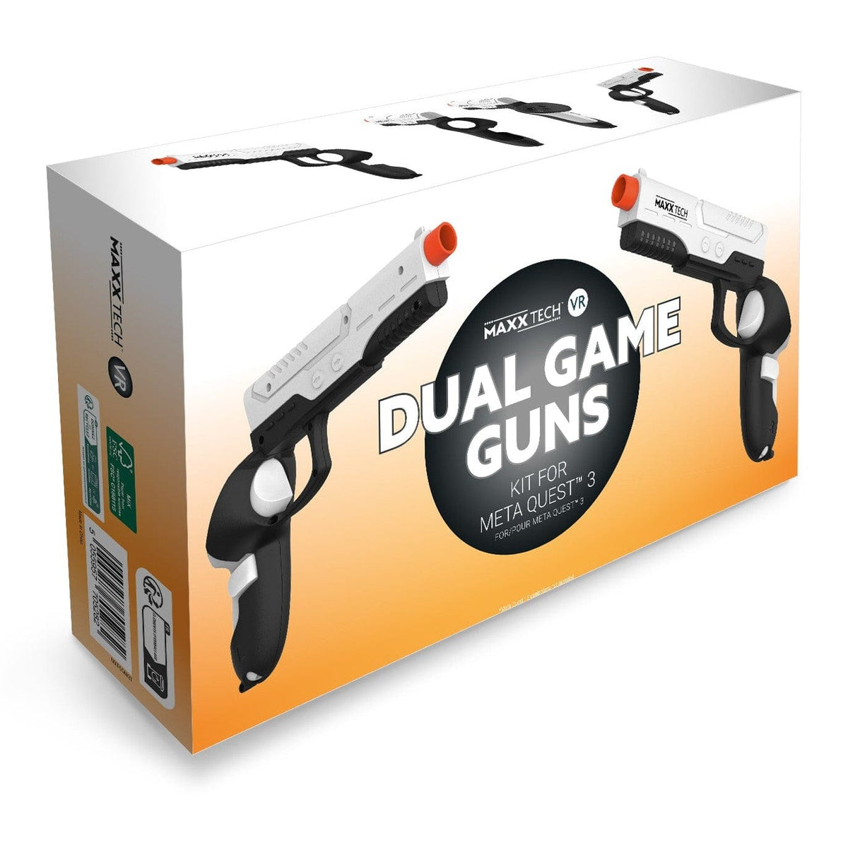 Dual Game Guns Meta Quest 3 Accessories For Gaming 5055957705282