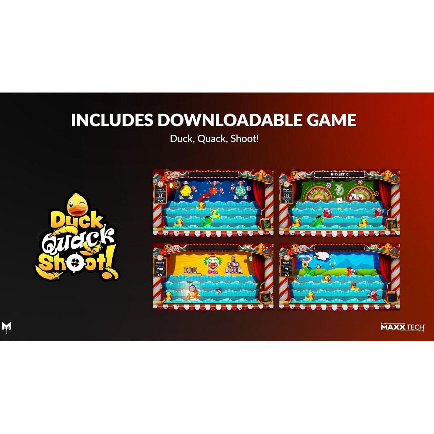 Maxx Tech Duck, Quack, Shoot! Kit for Switch 2&1 (Code in Box) 5055957706203